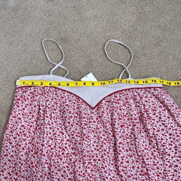 NWT French Connection Rooster Red Tabithas Tale Strappy Tie Dress Size 6 - Picture 6 of 7